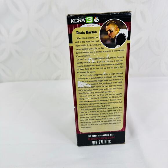 Del Rodgers Sacramento River Cats 2008 Collector's Edition‎ Bobblehead KCRA 3 - Picture 5 of 9